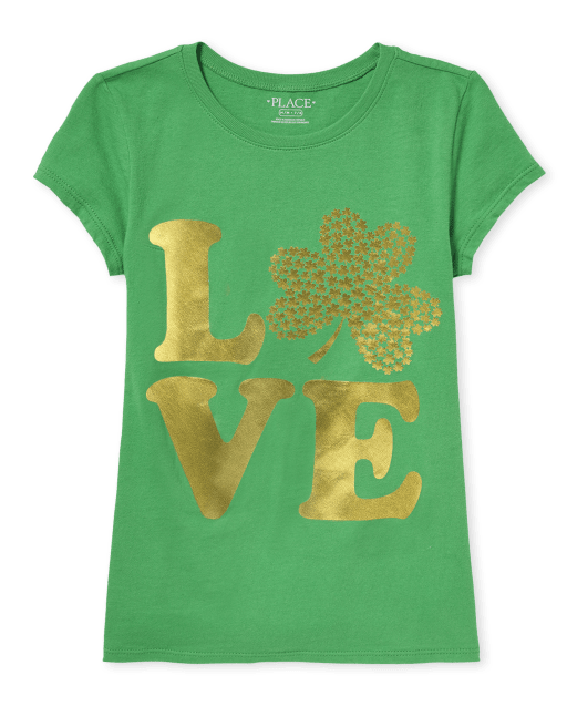 Camiseta estampada Girls Love Shamrock