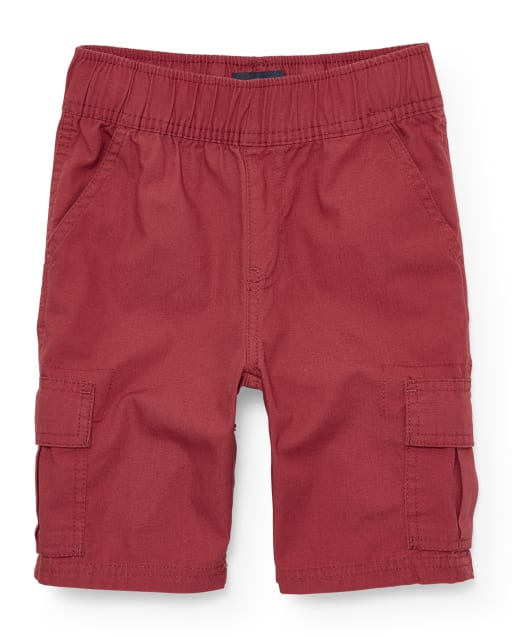 Boys Woven Pull On Cargo Shorts