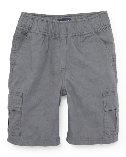 Boys Woven Pull On Cargo Shorts