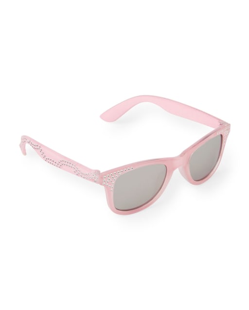 Toddler Girls Faceted Retro Sunglasses