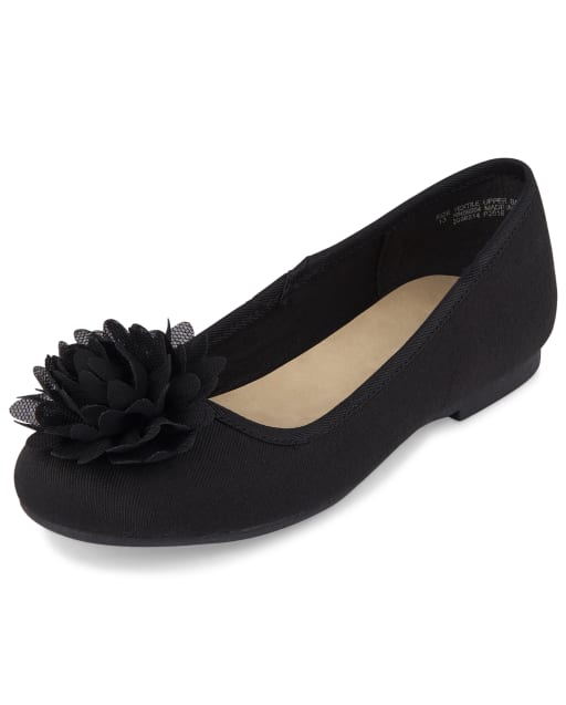 Zapatos planos Kayla con flores para niñas