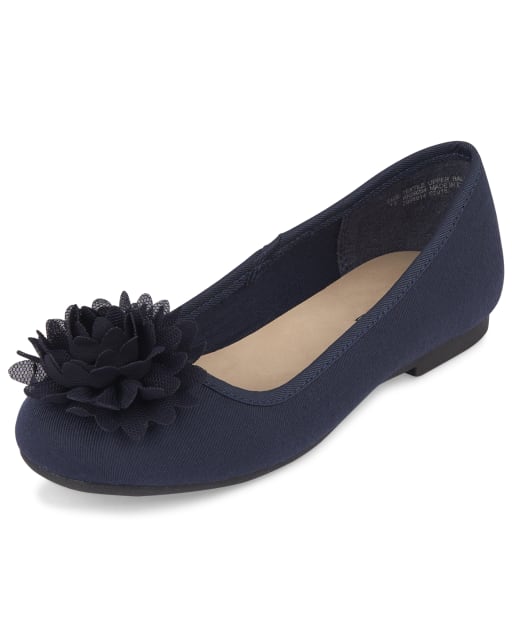 Girls Flower Kayla Flats