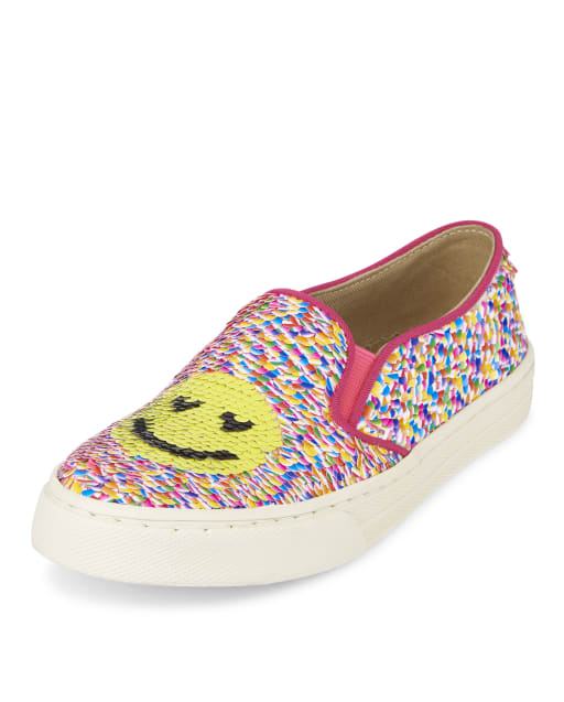 girls flip sequin shoes