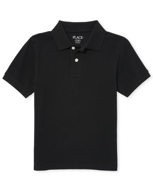 Polo de piqué uniforme para niños
