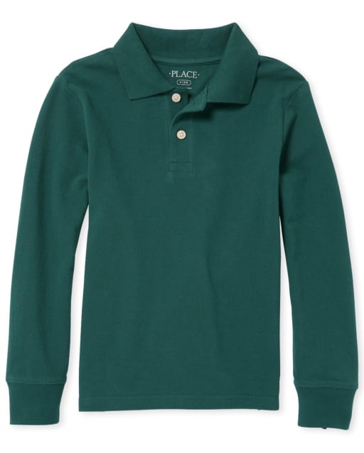 Boys Uniform Pique Polo