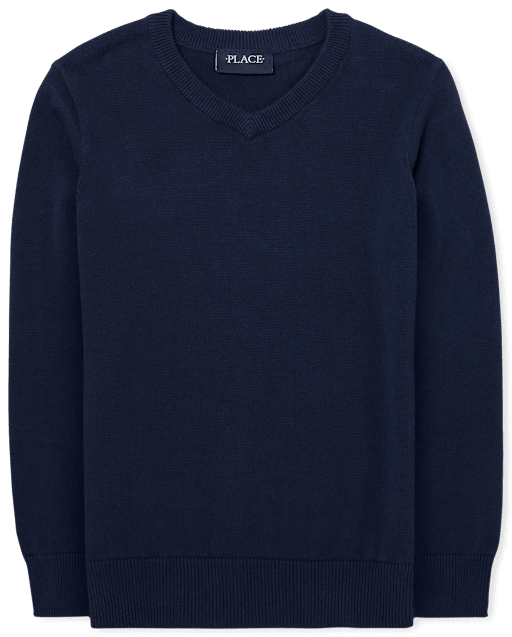 Kids V Neck Sweater