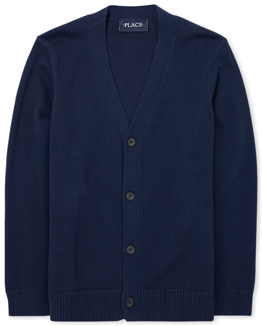 Boys V Neck Cardigan