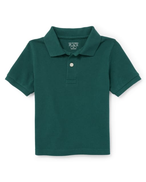 Toddler Boys Uniform Pique Polo