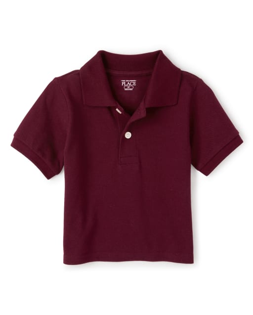Toddler Boys Uniform Pique Polo