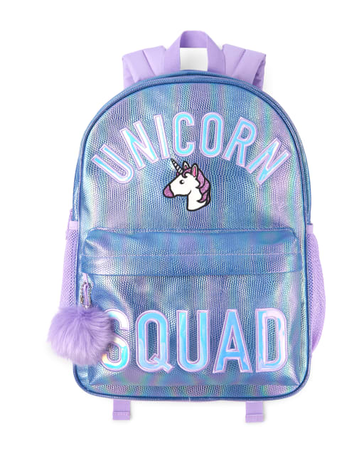 girls iridescent backpack