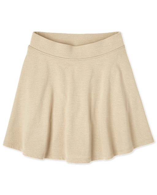 Girls Uniform Ponte Knit Skort