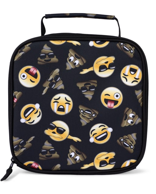 Boys Emoji Print Lunch Box