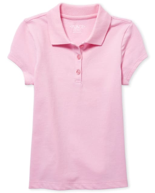 Girls Uniform Pique Polo