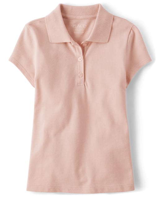 Polo de piqué de uniforme para niñas