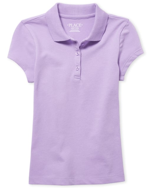 Girls Uniform Pique Polo