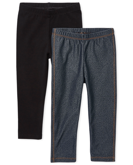 Baby And Toddler Girls Leggings 2-Pack