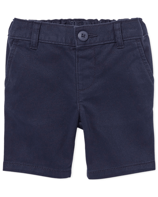 Toddler Girls Uniform Stretch Chino Shorts
