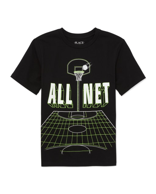 Boys 'All Net' Basketball Graphic Tee