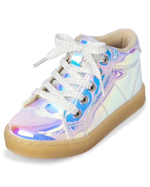 children's place holographic shoes