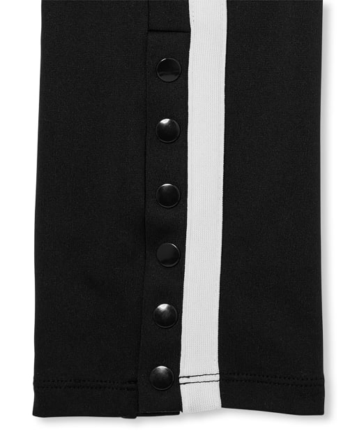 girls black track pants