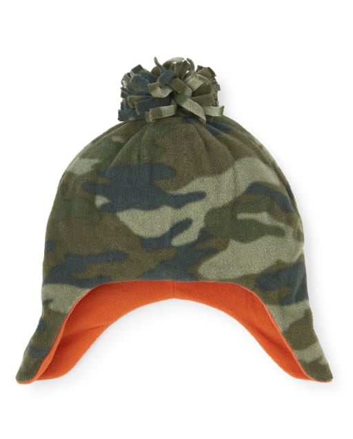 camo fleece hat