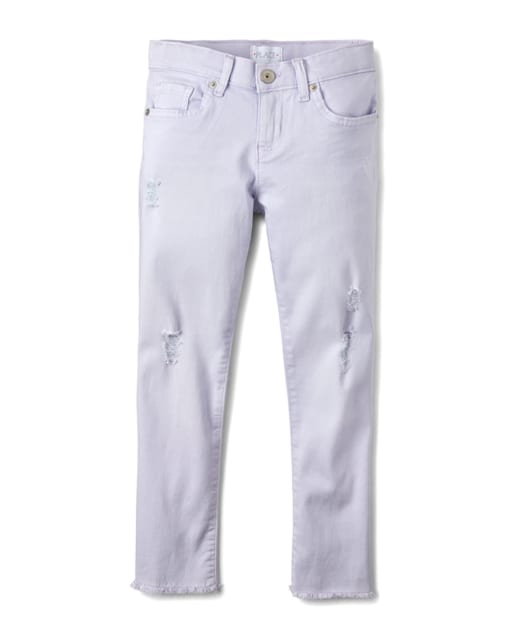 Girls Denim Ankle Jeans