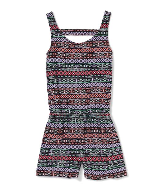 Niñas Mameluco con abertura y estampado