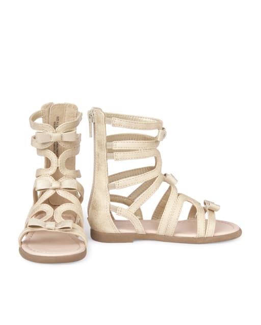 girls tall gladiator sandals