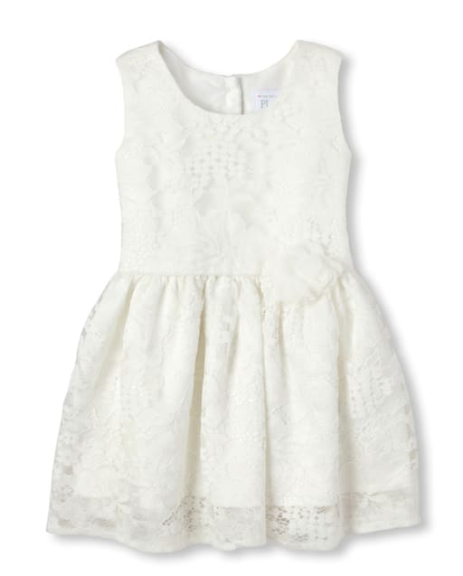 Baby And Toddler Girls Floral Lace Dress
