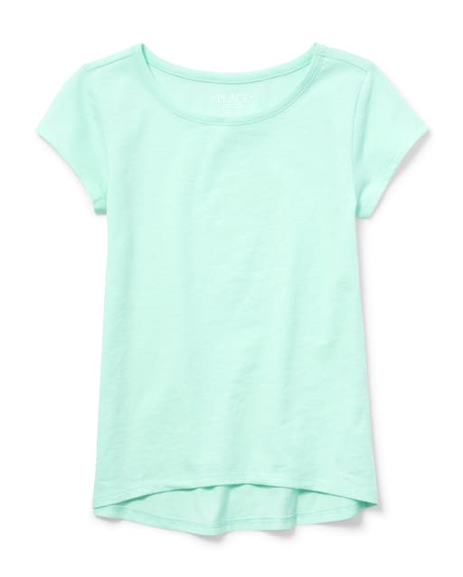 Girls Mix And Match High Low Layering Tee