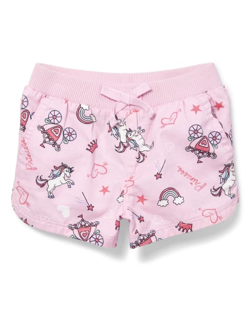 girls unicorn shorts