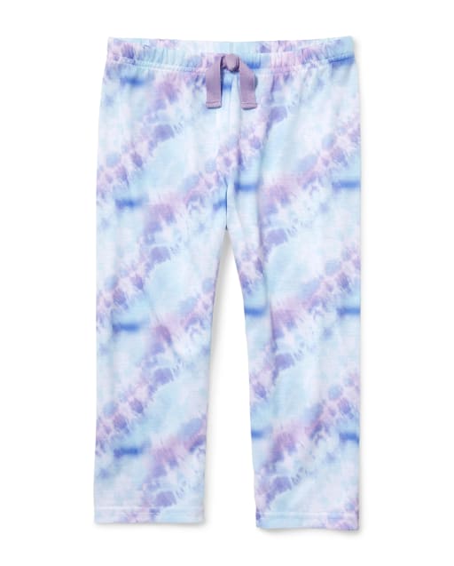 Girls Tie Dye Capri Pajama Pants