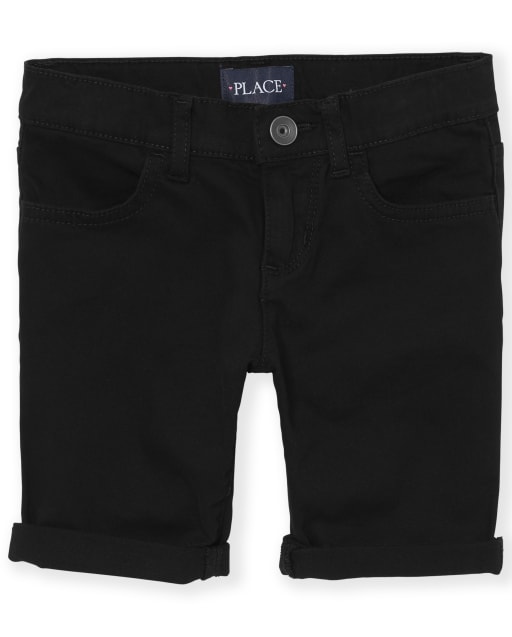 Girls Roll Cuff Skimmer Shorts