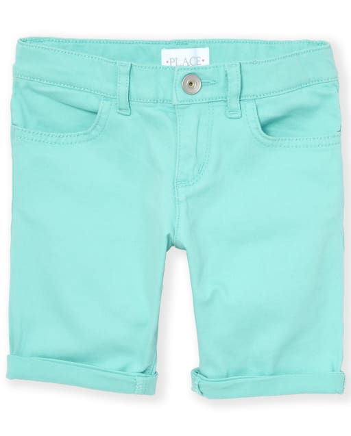 Girls Roll Cuff Skimmer Shorts