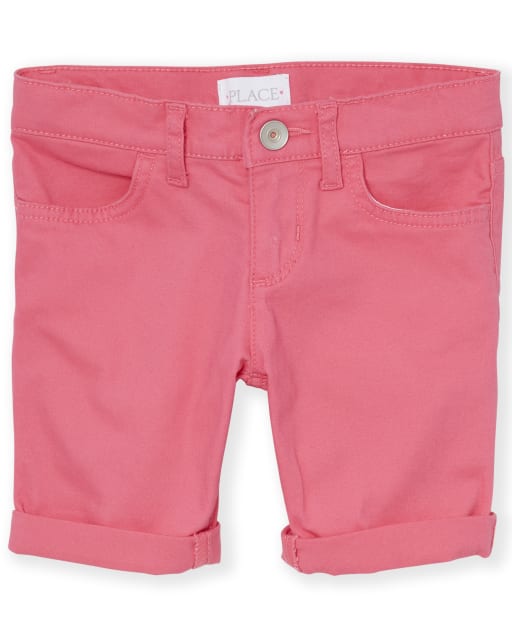 Girls Roll Cuff Skimmer Shorts