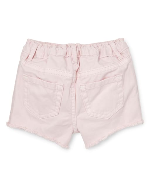 baby girl distressed shorts