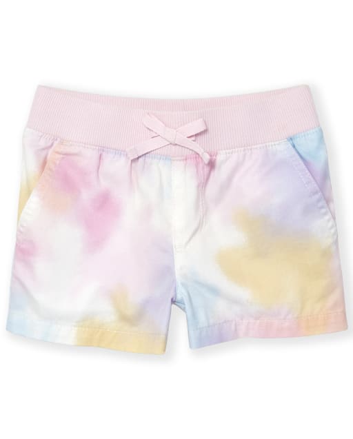 Girls tie dye shorts