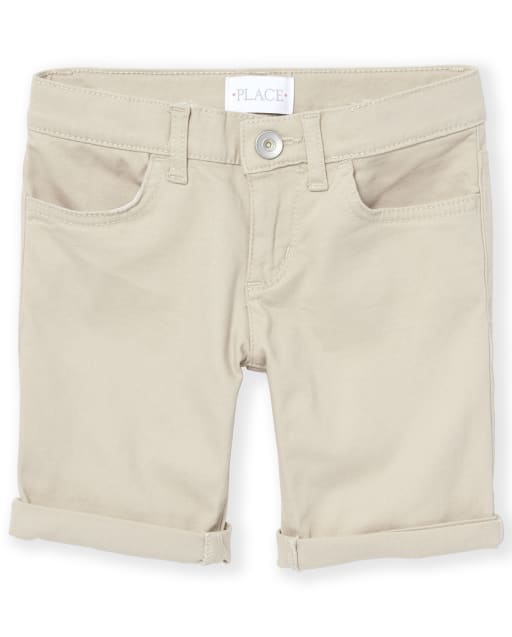 Girls Roll Cuff Skimmer Shorts