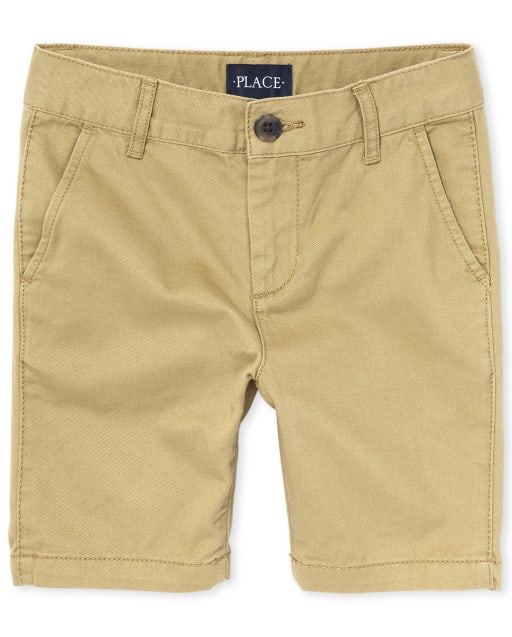 Shorts chinos tejidos para niños