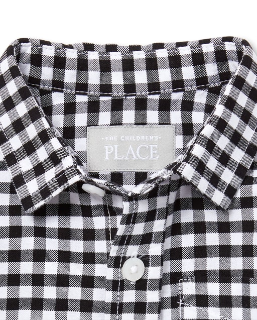 baby boy black dress shirt