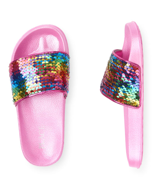 girls rainbow slides