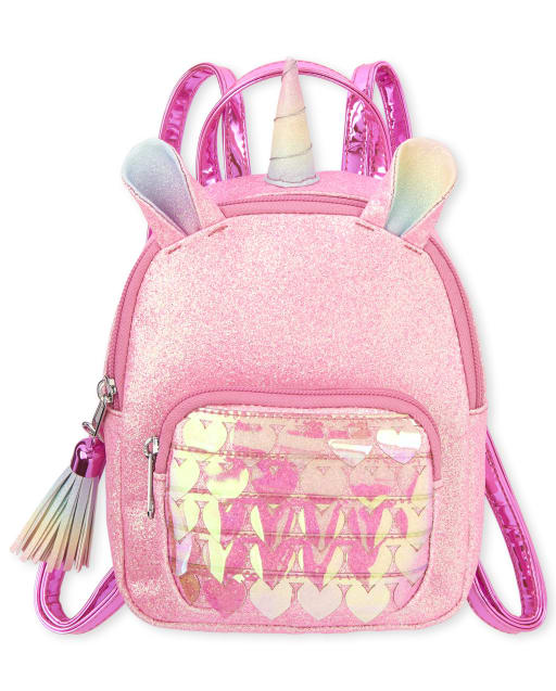 unicorn backpack glitter