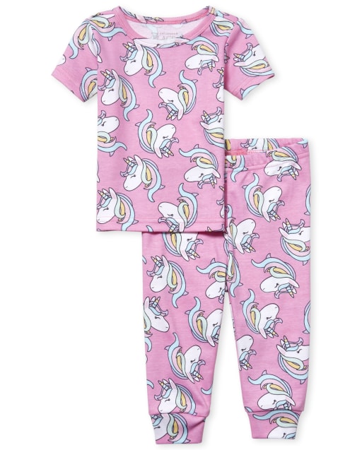 Baby And Toddler Girls Short Sleeve Unicorn Snug Fit Cotton Pajamas In order to breed a unicorn foal, all of these rules must be followed: sleeve unicorn snug fit cotton pajamas
