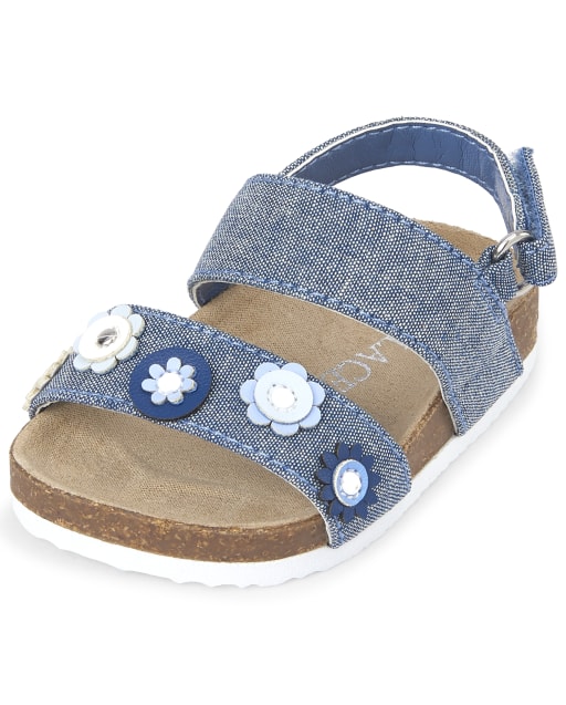 girls double strap sandals