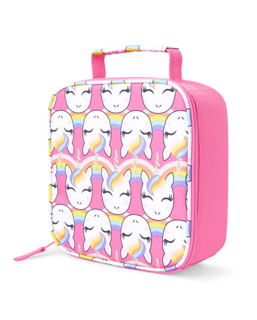 rainbow unicorn lunch box
