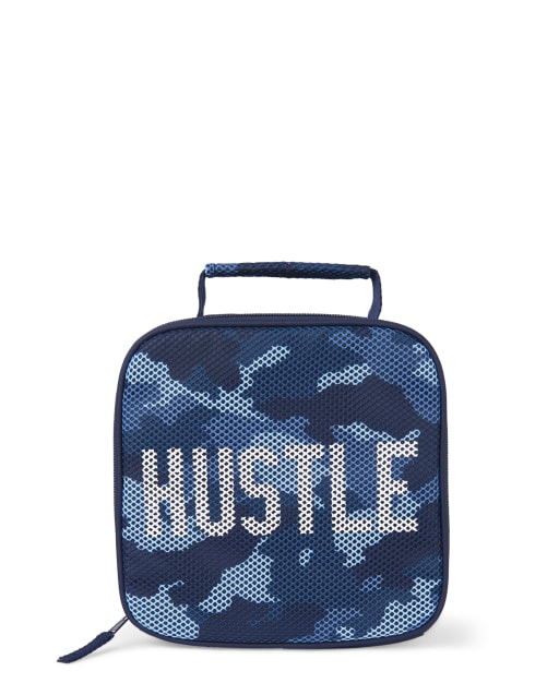 Boys Hustle Camo Mesh Lunch Box