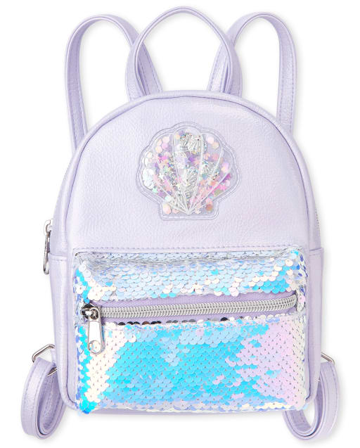 flip sequin mini backpack