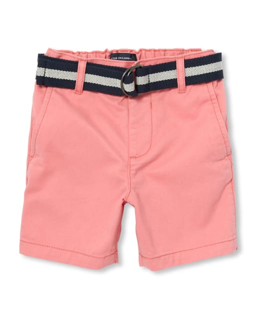 Short chino à ceinture pour bébé et tout-petit garçon