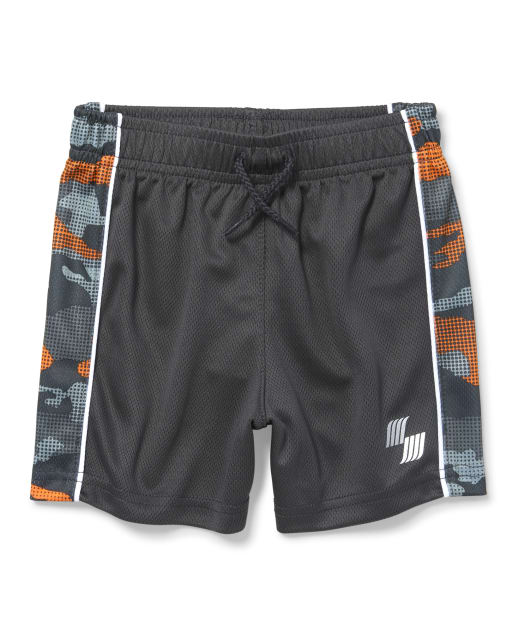 Shorts de basket-ball à rayures latérales pour bébés et tout-petits garçons