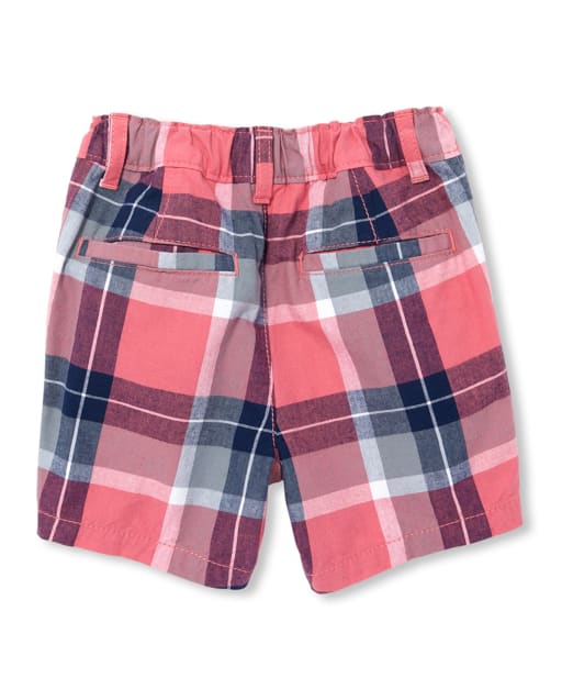 baby tartan shorts